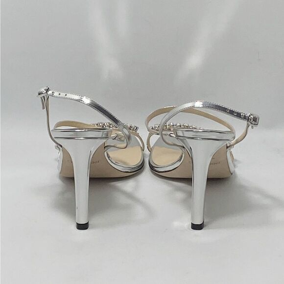 Jimmy Choo Meira Embellished Patent Leather Sandals size 39 - Picture 6 of 13